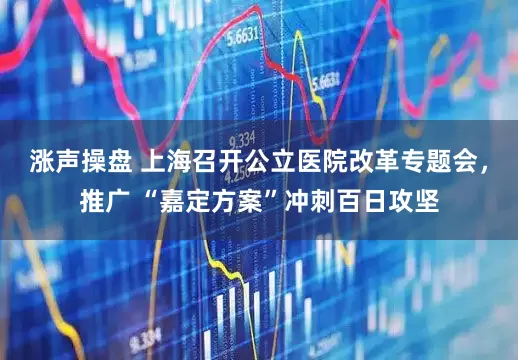 涨声操盘 上海召开公立医院改革专题会，推广 “嘉定方案”冲刺百日攻坚
